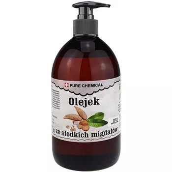 Pure Chemie, Миндальное масло из сладкого миндаля + дозатор, 500 мл