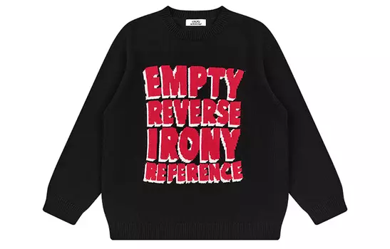 Свитер Empty Reference унисекс, черный