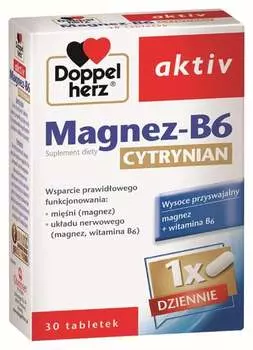 Queisser Pharma, Доппельгерц Актив Цитрат Магния-В6, 30 таблеток