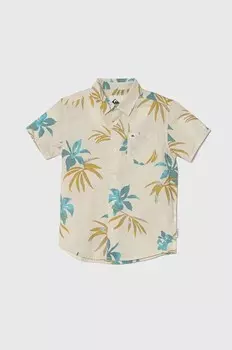 Quiksilver APEROCLASSYOUTH детская хлопковая рубашка, бежевый