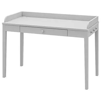 Рабочий стол SMYGA IKEA, 122x60 см, светло-серый