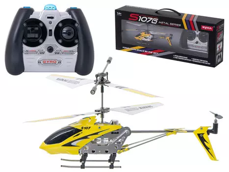 Радиоуправляемый вертолет SYMA S107G желтый ikonka