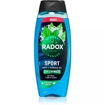Radox Спортивный гель для душа с мятой и морской солью 3