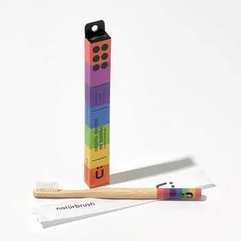 Радужная зубная щетка 1 шт Naturbrush