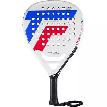 Ракетка для паделя для взрослых Wall Breaker 375 - белый/синий/красный TECNIFIBRE, черный