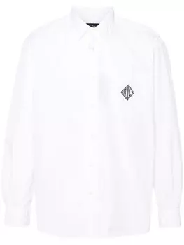 Ralph Lauren Purple Label рубашка с логотипом, белый