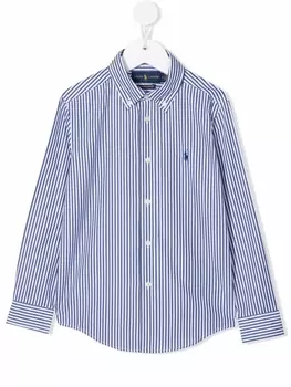 Ralph Lauren рубашка в полоску, синий