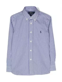 Ralph Lauren рубашка в полоску, синий