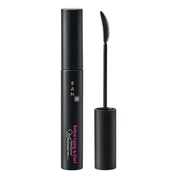 Ran Водостойкая тушь для ресниц Extra Long And Curl 7г, Black