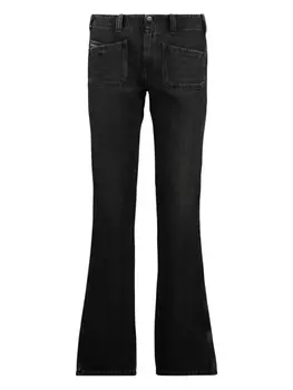 Расклешенные джинсы Diesel, черный