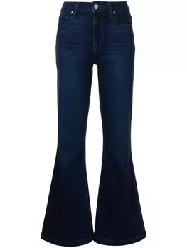 Расклешенные джинсы Genevieve 32 PAIGE, синий
