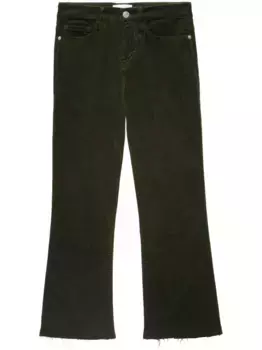 Расклешенные джинсы Le Crop FRAME, зеленый