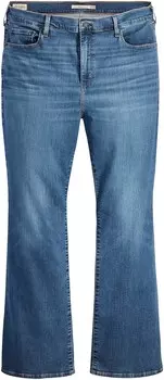 Расклешенные джинсы Levi's Plus 726 PL HR FLARE, синий джинсовый