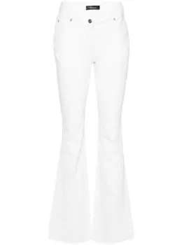 Расклешенные джинсы Mugler, белый