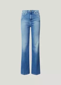 Расклешенные джинсы Pepe Jeans, синий деним