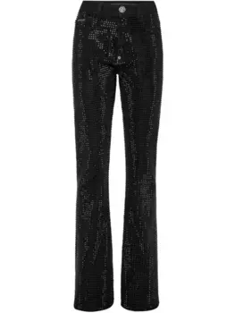 Расклешенные джинсы Philipp Plein, черный