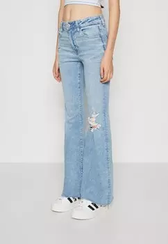 Расклешенные джинсы SUPER American Eagle, синий