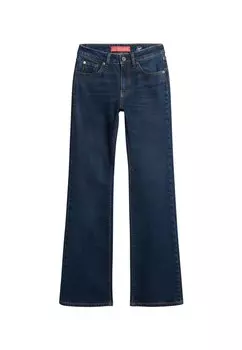 Расклешенные джинсы Superdry, темно-синий