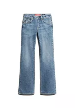 Расклешенные джинсы Superdry, темно-синий