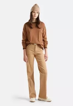 Расклешенные джинсы United Colors of Benetton, бежевый