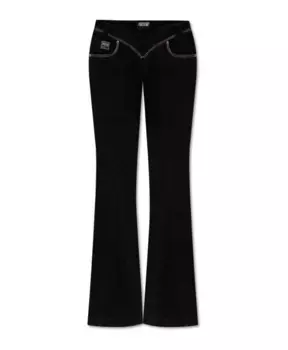 Расклешенные джинсы Versace Jeans Couture, черный