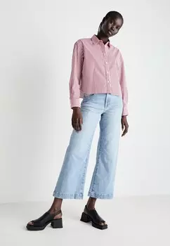 Расклешенные джинсы WIDE LEG CROP THALIA GAP, черный