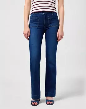 Расклешенные джинсы WRANGLER, синий