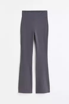 Расклешенные леггинсы H&M, серый