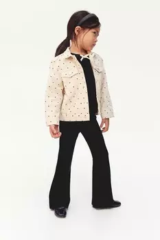 Расклешенные леггинсы Ponte Di Roma H&M, черный