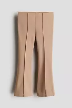 Расклешенные леггинсы Ponte Di Roma H&M, бежевый