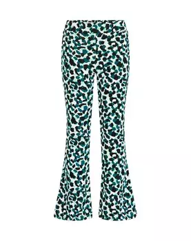 Расклешенные леггинсы We Fashion, зеленый