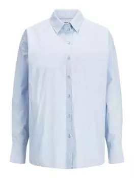 Расслабленный свет рубашки Teeshoppen, синий