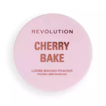 Рассыпчатая пудра и пуховка Cherry Bake Makeup Revolution