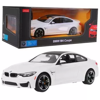 Rastar, машинка с дистанционным управлением Радиоуправляемая машинка BMW M4 Coupe Белый 1:14 RASTAR