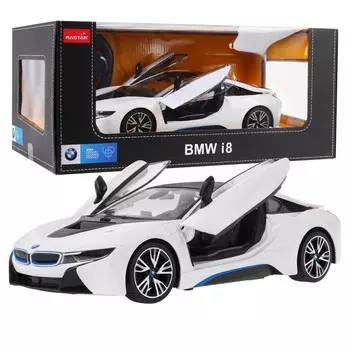 Rastar, машинка с дистанционным управлением Радиоуправляемая машинка BMW i8 Белый 1:14 RASTAR