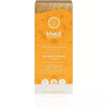 Растительная краска для волос Khadi Light Blonde, 100% натуральная и веганская, 100 г