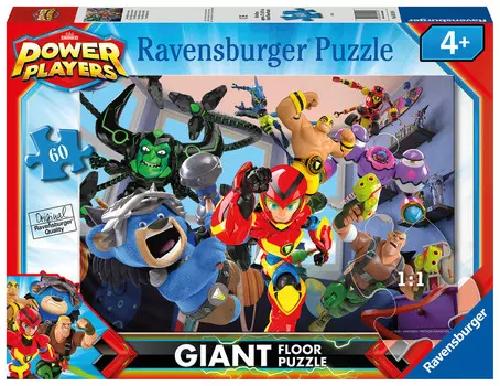 Ravensburger, Пазл 2D, Гигант, Power Players, 60 шт.