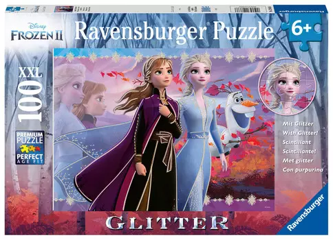 Ravensburger, пазл, детский, XXL, Disney, Frozen II, Strong Sisters, 100 шт.