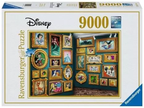 Ravensburger, пазл, Disney, Музей персонажей Диснея, 9000 шт.