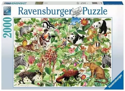 Ravensburger, пазл, Джунгли, 2000 шт.