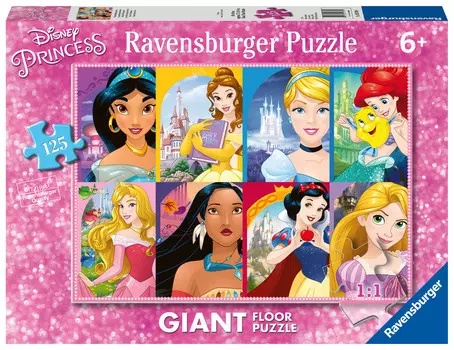 Ravensburger, пазл, Гигант, Принцессы Диснея, 125 шт.