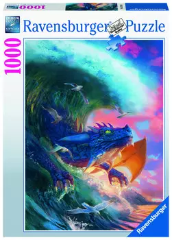 Ravensburger, пазл, Гонка Драконов, 1000 шт.