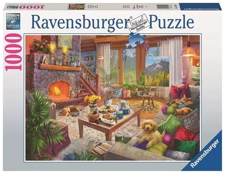 Ravensburger, пазл, Уютная комната, 1000 шт.