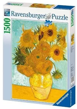 Ravensburger, пазл, Ван Гог, Подсолнухи, 1500 шт.