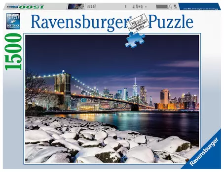 Ravensburger, пазл Зима в Нью-Йорке, 1500 шт.