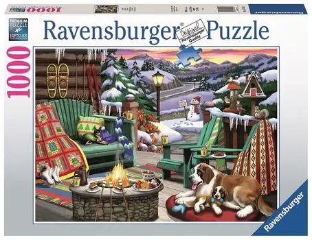 Ravensburger, пазл, Зимний Отдых, 1000 шт.