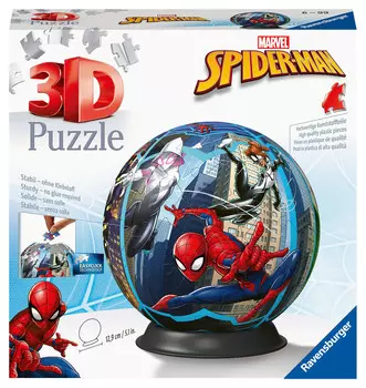 Равенсбургер, 3D Пазл Шарик Человек Паук, 73 Эл. Ravensburger