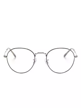 Ray-Ban очки Round Metal Optics II, черный
