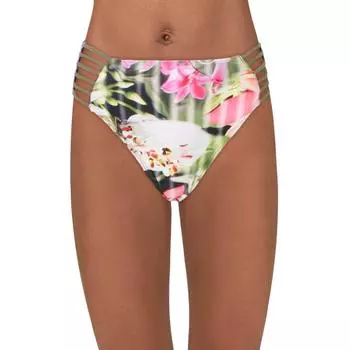 Раздельные плавки для плавания Bora Bora Womens с цветочным вырезом Cyn & Luca, цвет jungle