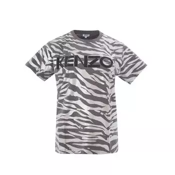 Разноцветные хлопковые топ и футболка Kenzo
